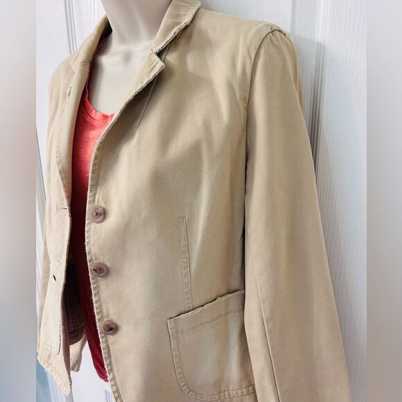 J. Crew Tan Khaki Women's Blazer! - Picture 1 of 6